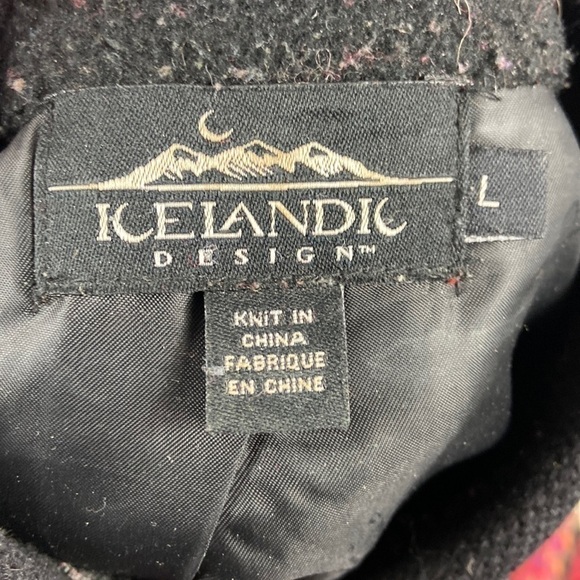 Vintage Icelandic Design Sweater Jacket Size L - Picture 3 of 10